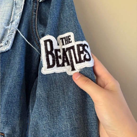 Topshop MOTO Distressed Denim Jacket - Picture 2 of 11